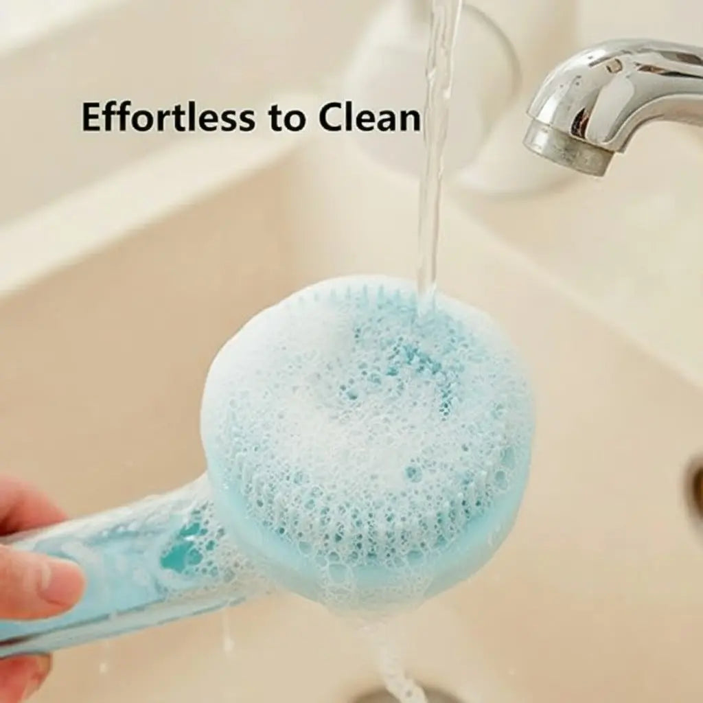 2026 Enhanced 2-in-1 Pet Bath Brush with Soap Dispenser, Soft Silicone Grooming and Shedding Comb for Dogs and Cats, Gentle Massage Scrubber for Effortless Bathing and Improved Coat Cleanliness