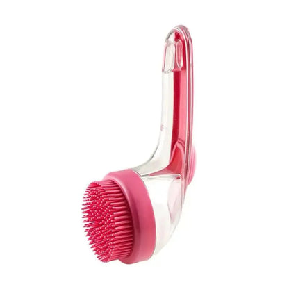 2026 Enhanced 2-in-1 Pet Bath Brush with Soap Dispenser, Soft Silicone Grooming and Shedding Comb for Dogs and Cats, Gentle Massage Scrubber for Effortless Bathing and Improved Coat Cleanliness