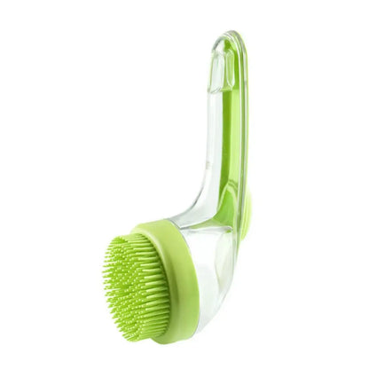 2026 Enhanced 2-in-1 Pet Bath Brush with Soap Dispenser, Soft Silicone Grooming and Shedding Comb for Dogs and Cats, Gentle Massage Scrubber for Effortless Bathing and Improved Coat Cleanliness